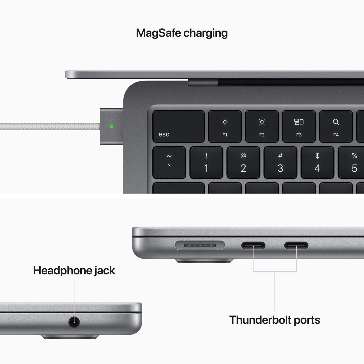 NEW Apple MacBook Air with M2 chip: 13.6-inch, 8GB RAM, 256GB SSD, Space Gray - ARISDEALS