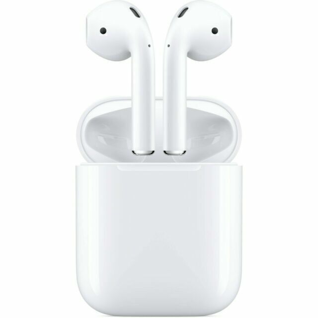 New Genuine Apple AirPods 2nd Generation with Charging Case - White - ARISDEALS