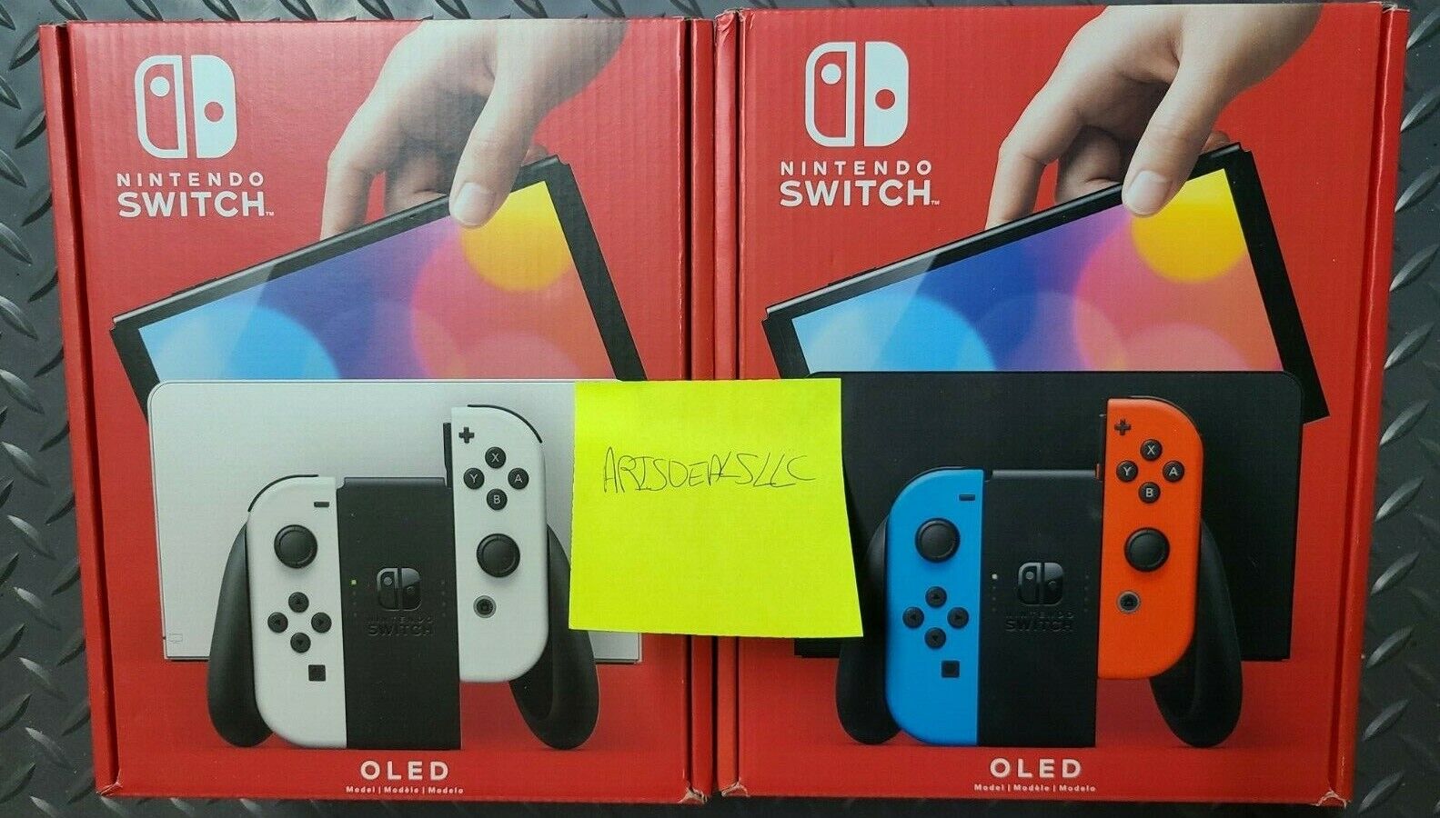 Nintendo Switch OLED White or Neon Red Blue Joy-Con *NEW* FREE FAST SHIPPING! - ARISDEALS