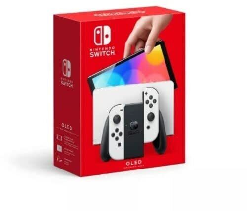 Nintendo Switch OLED White or Neon Red Blue Joy-Con *NEW* FREE FAST SHIPPING! - ARISDEALS