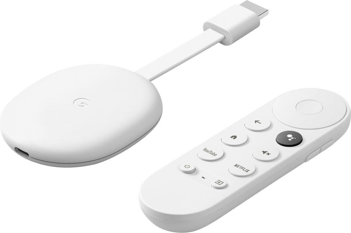 Chromecast with Google TV (HD) - Snow - ARISDEALS