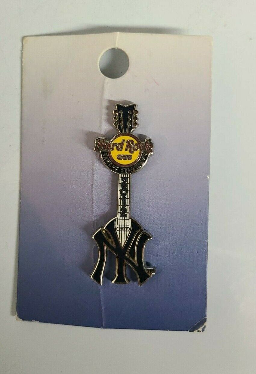 NY Yankees Stadium Hard Rock Cafe Pin Sga 2012 Guitar Mlb Baseball Bronx. - ARISDEALS