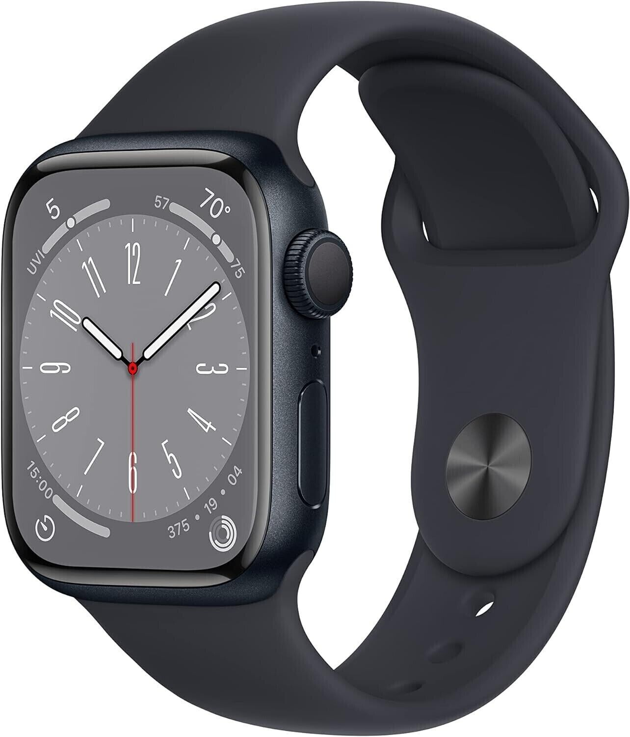 Apple Watch Series 8 [GPS 45mm] Smart Watch w/ Midnight Aluminum Case with - ARISDEALS