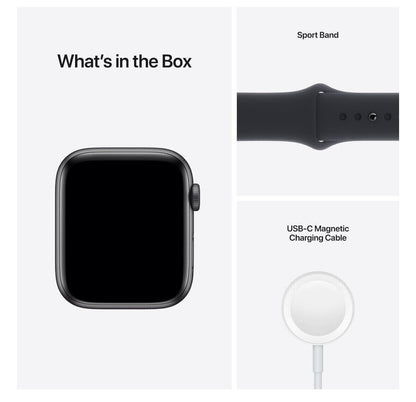 Apple Watch SE GPS 44mm Space Gray Aluminum Case Midnight Sports Band MKQ63LL/A - ARISDEALS